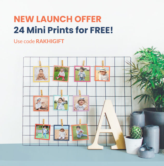 Mini Prints Launch offer Rs. 200 off!